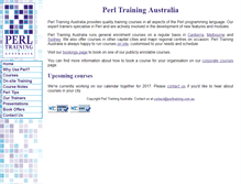 Tablet Screenshot of perltraining.com.au